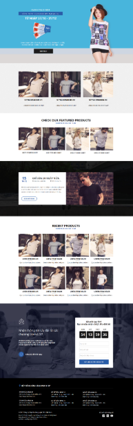 Mẫu landing page về phụ kiện.