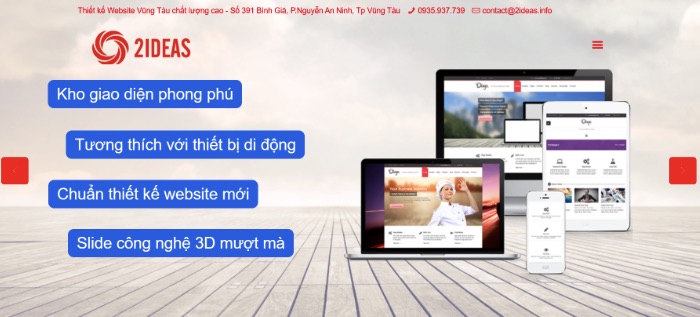 thiết kế web vũng tàu