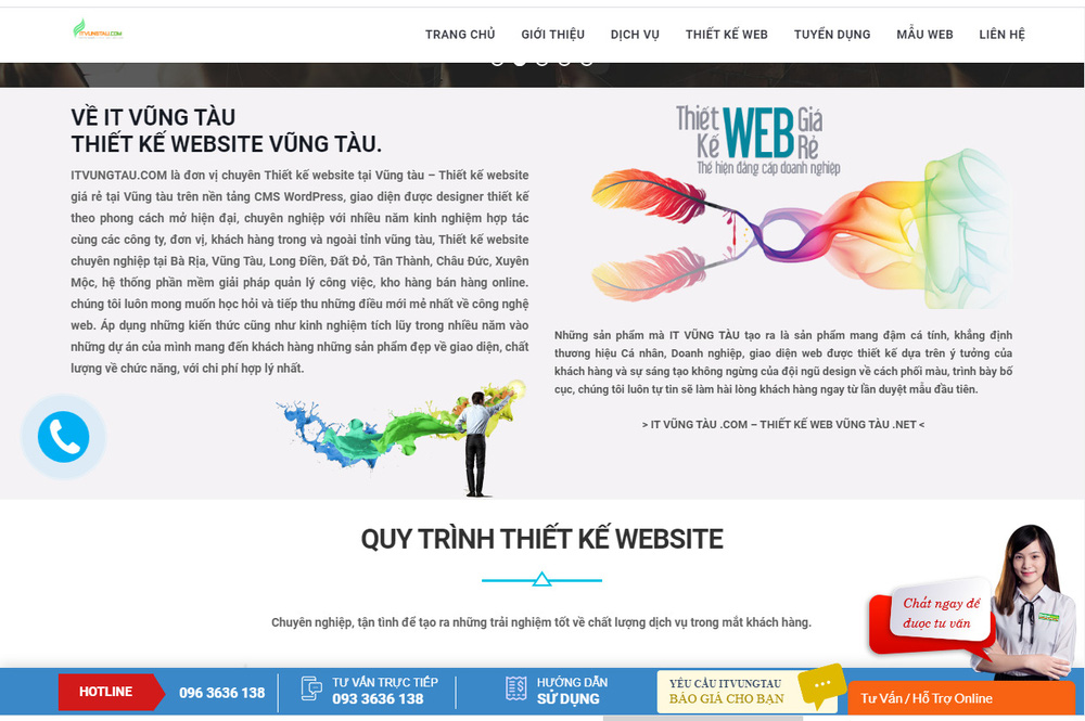 xây dựng website tại vũng tàu