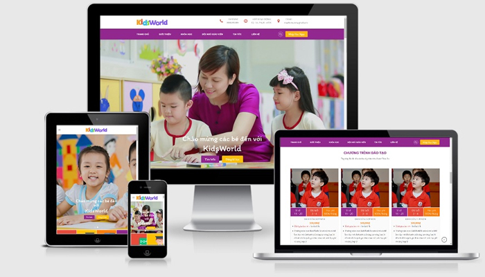 Theme WordPress giáo dục cho trường mầm non - Kid zone