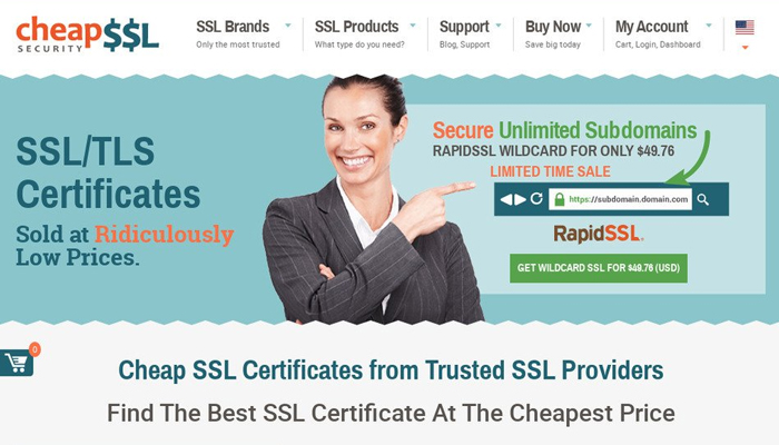 Nhà cung cấp SSL/TLS Certificates - Cheapsslsecurity.com