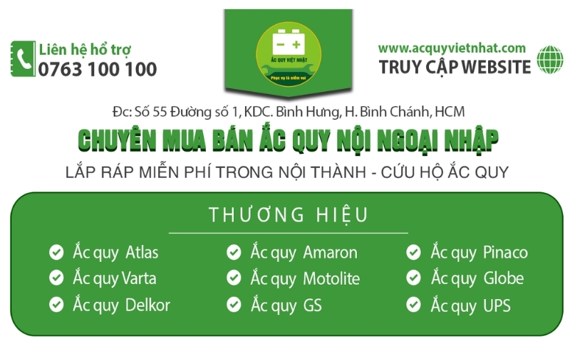 Cửa hàng Ắc quy Việt Nhật