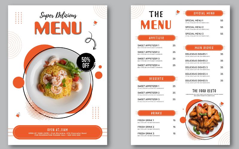 dịch vụ in menu Kim Đông Dương