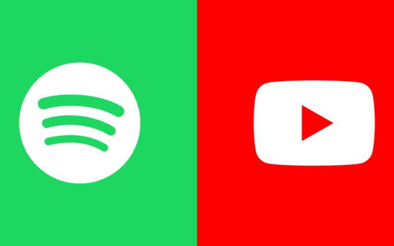So sánh Spotify và Youtube Music