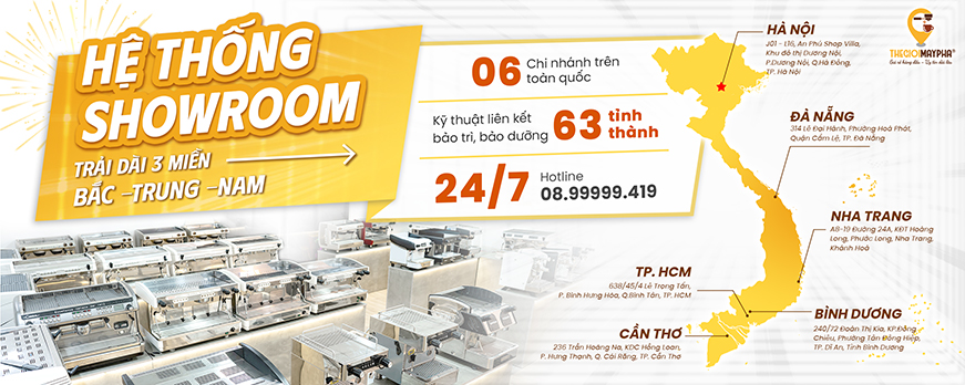 Thế Giới Máy Pha - Cửa hàng bán máy pha cà phê chính hãng giá tốt