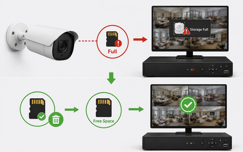 Cách khắc phục lỗi camera không lưu được do dung lượng đầy